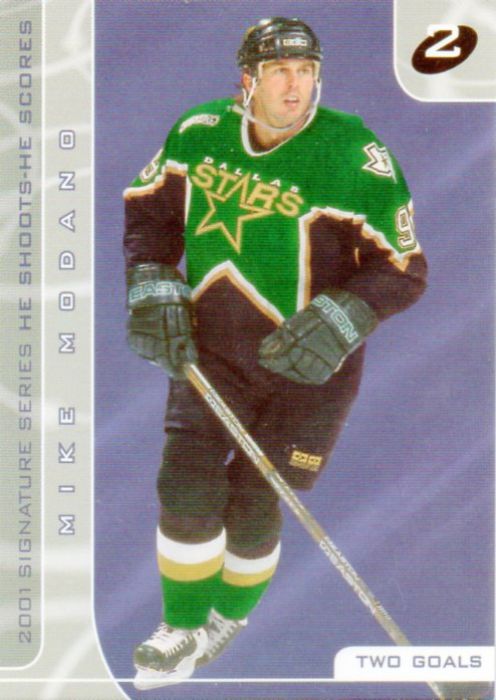 NHL 2000-01 BAP Signature Series He Shoots - He Scores Points - No 13 - Mike Modano