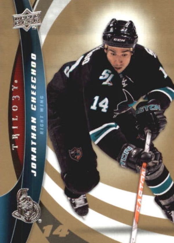 NHL 2009-10 Upper Deck Trilogy - No 14 - Jonathan Cheechoo