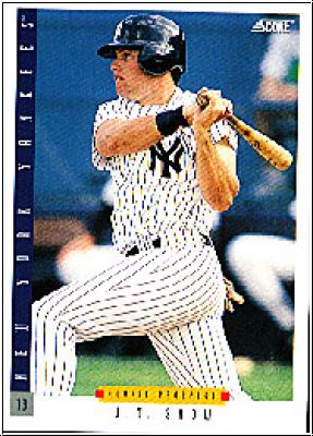 MLB 1993 Score - No 260 - J. T. Snow