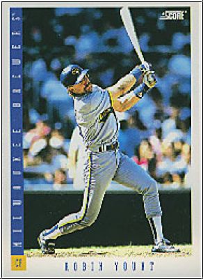MLB 1993 Score - No 47 - Robin Yount