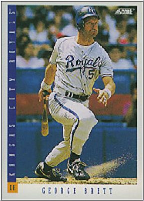 MLB 1993 Score - No 57 - George Brett