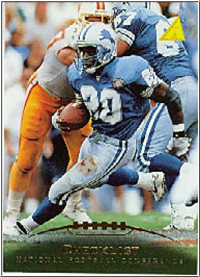 NFL 1995 Pinnacle - No 249 - Barry Sanders