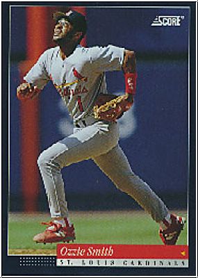 MLB 1994 Score - No. 384 - Ozzie Smith