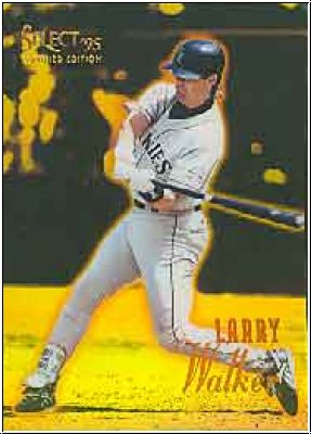 MLB 1995 Select Certified Mirror Gold - No 89 - Larry Walker