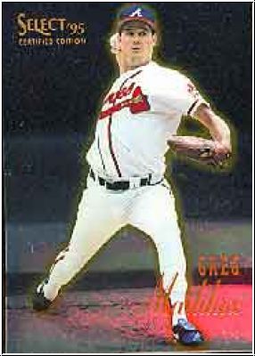 MLB 1995 Select Certified - No 59 - Greg Maddux