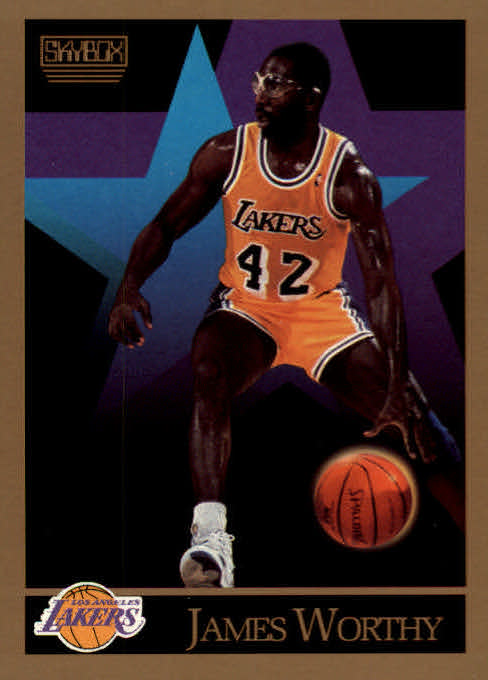 NBA 1990-91 SkyBox - No 143 - James Worthy