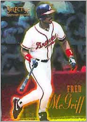 MLB 1995 Select Certified - No 62 - Fred McGriff