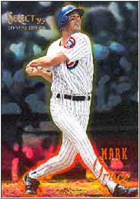 MLB 1995 Select Certified - No 90 - Mark Grace