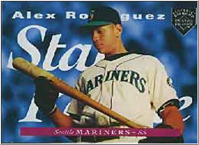 MLB 1995 Upper Deck Electric Diamond - No 215 - Alex Rodriguez