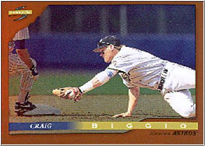 MLB 1996 Score Dugout Collection - No A68 - Craig Biggio