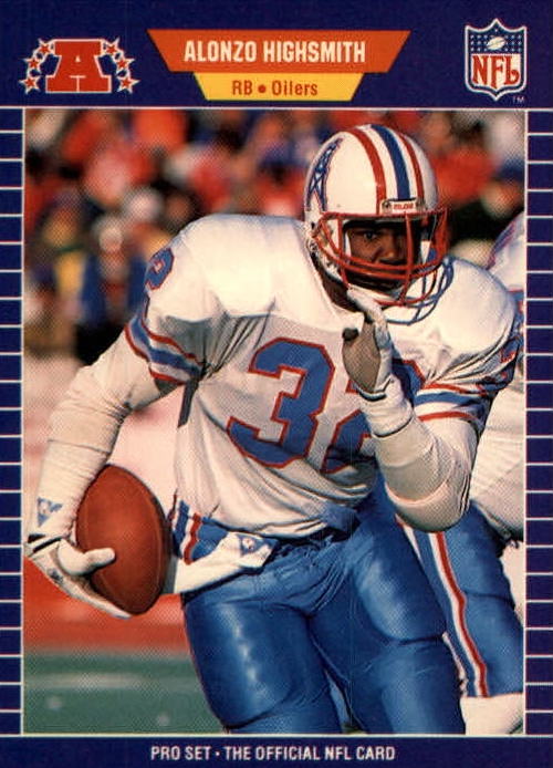 NFL 1989 ProSet - No 145 - Alonzo Highsmith