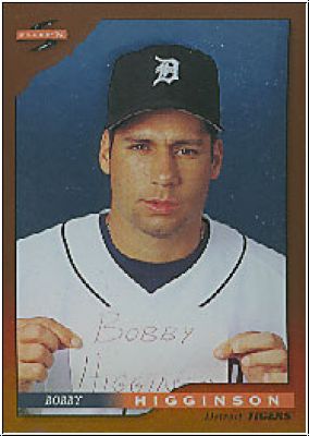 MLB 1996 Score Dugout Collection - No B3 - Bobby Higginson