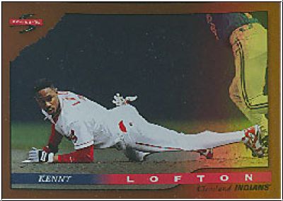 MLB 1996 Score Dugout Collection - No B50 - Kenny Lofton