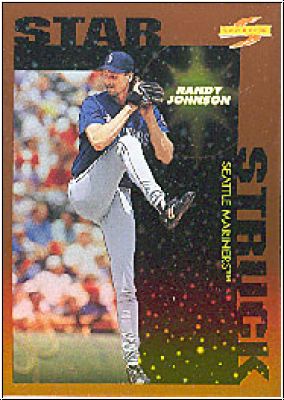 MLB 1996 Score Dugout Collection - No B92 - Randy Johnson