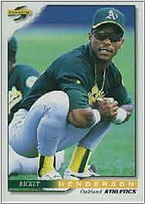 MLB 1996 Score - No 10 - Rickey Henderson