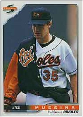 MLB 1996 Score - No. 301 - Mike Mussina