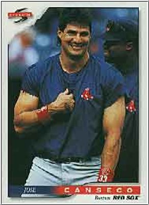 MLB 1996 Score - No. 303 - Jose Canseco