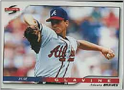 MLB 1996 Score - No. 327 - Tom Glavine