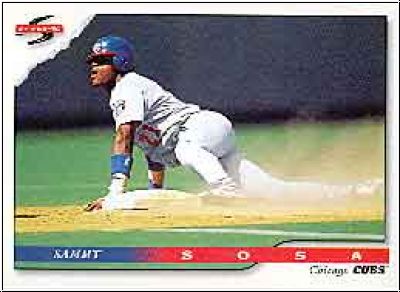 MLB 1996 Score - No. 336 - Sammy Sosa