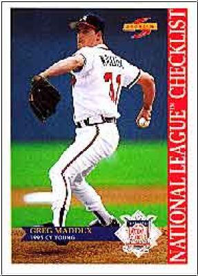 MLB 1996 Score - No 515 - Greg Maddux