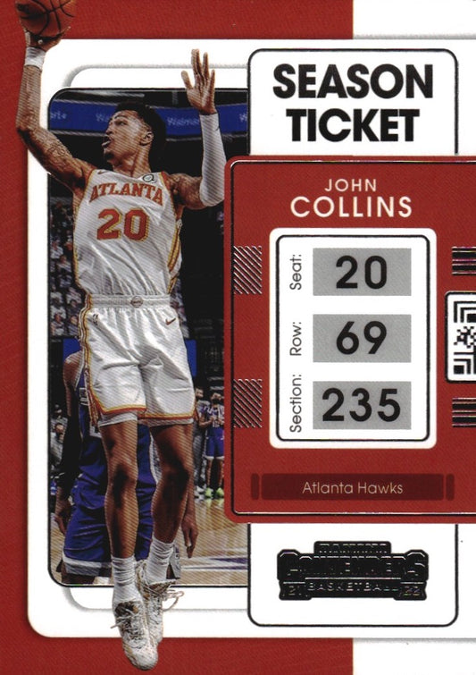 NBA 2021-22 Panini Contenders - No 14 - John Collins