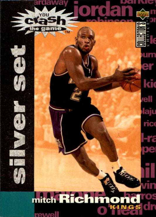 NBA 1995-96 Collector's Choice Crash the Game Scoring Silver Redemption - No C14 - Mitch Richmond