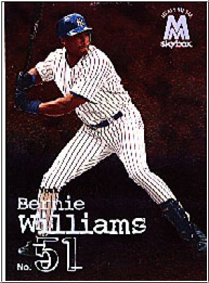MLB 1999 SkyBox Molten Metal - No 123 - Bernie Williams