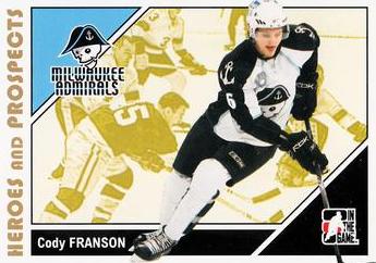 NHL 2007-08 ITG Heroes and Prospects - No 151 - Cody Franson