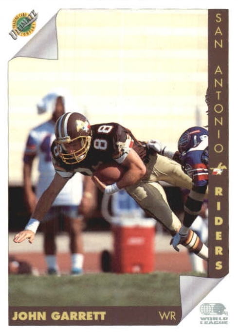 NFL 1992 Ultimate WLAF - No 152 - John Garrett