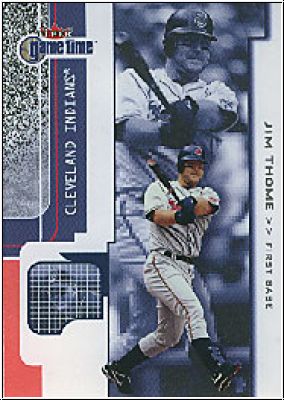 MLB 2001 Fleer Game Time - No 11 - Jim Thome