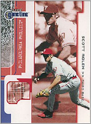 MLB 2001 Fleer Game Time - No 19 - Scott Rolen