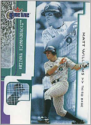 MLB 2001 Fleer Game Time - No 22 - Matt Williams