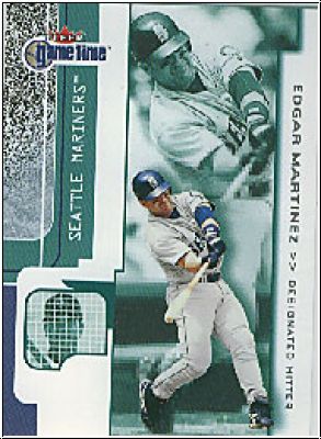 MLB 2001 Fleer Game Time - No 24 - Edgar Martinez