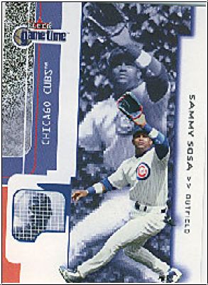 MLB 2001 Fleer Game Time - No 25 - Sammy Sosa