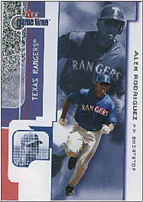 MLB 2001 Fleer Game Time - No 3 - Alex Rodriguez