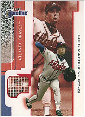 MLB 2001 Fleer Game Time - No 31 - Greg Maddux