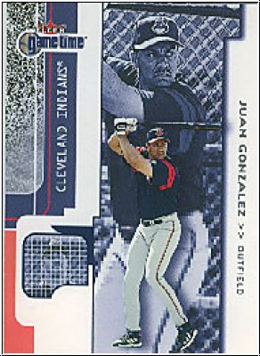 MLB 2001 Fleer Game Time - No 42 - Juan Gonzalez