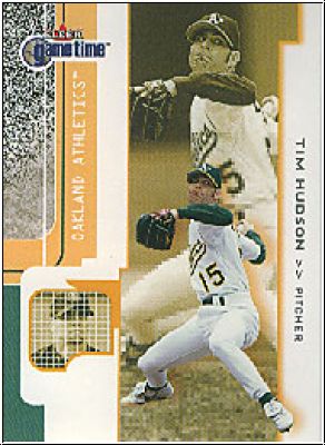 MLB 2001 Fleer Game Time - No 43 - Tim Hudson