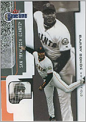 MLB 2001 Fleer Game Time - No 5 - Barry Bonds