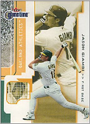 MLB 2001 Fleer Game Time - No 52 - Jason Giambi