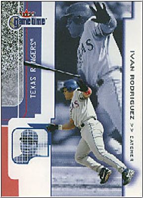 MLB 2001 Fleer Game Time - No 57 - Ivan Rodriguez