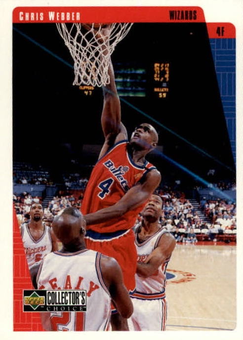 NBA 1997-98 Collector's Choice - No 155 - Chris Webber