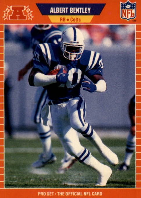 NFL 1989 ProSet - No 155 - Albert Bentley