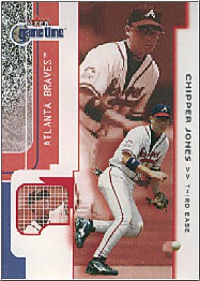 MLB 2001 Fleer Game Time - No 71 - Chipper Jones