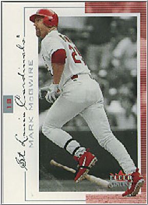 MLB 2001 Fleer Genuine - No 54 - Mark McGwire