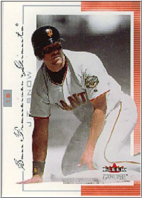 MLB 2001 Fleer Genuine - No 86 - JT Snow