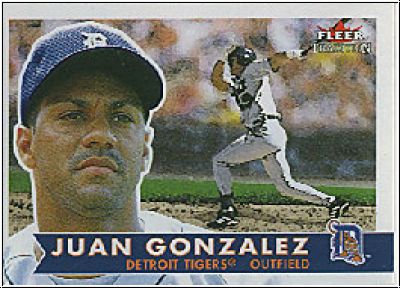 MLB 2001 Fleer Tradition - No 50 - Juan Gonzalez