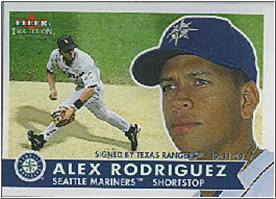 MLB 2001 Fleer Tradition - No 84 - Alex Rodriguez