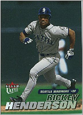 MLB 2001 Ultra - No 168 - Rickey Henderson