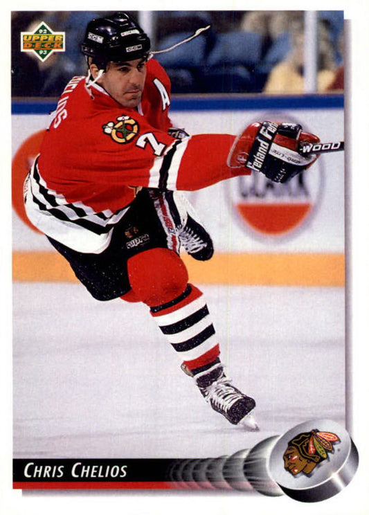 NHL 1992 / 93 Upper Deck - No 159 - Chris Chelios